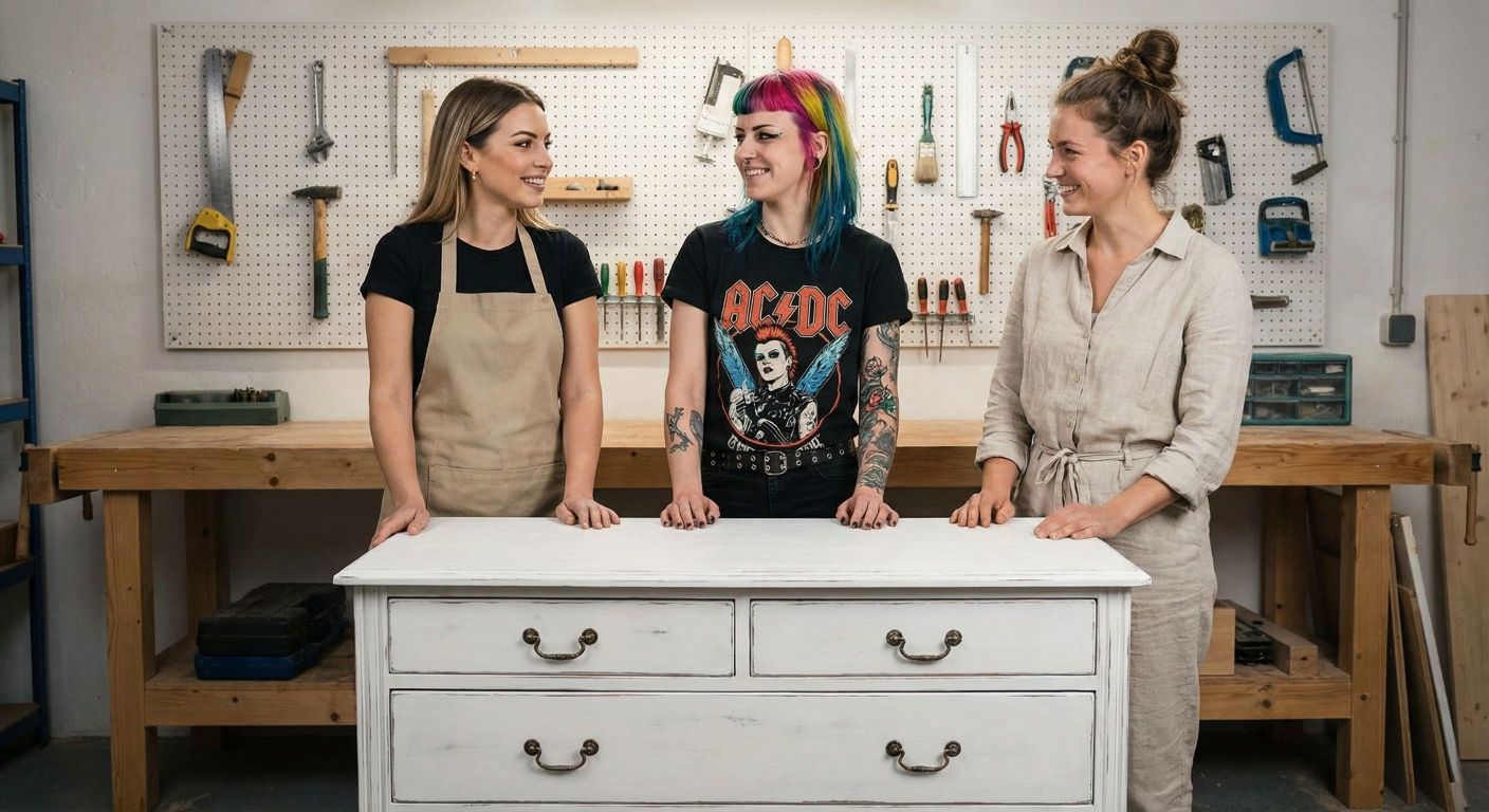 Upcycling: Kommode mit Kreidefarbe im Shabby-Chic-Stil gestalten — Bild 10