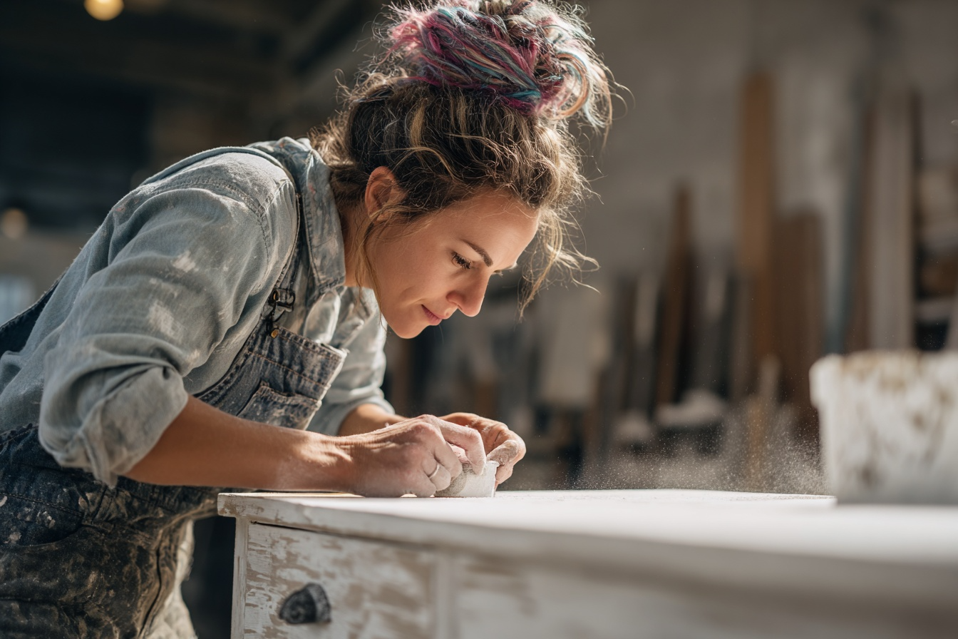 Upcycling: Kommode mit Kreidefarbe im Shabby-Chic-Stil gestalten — Bild 3