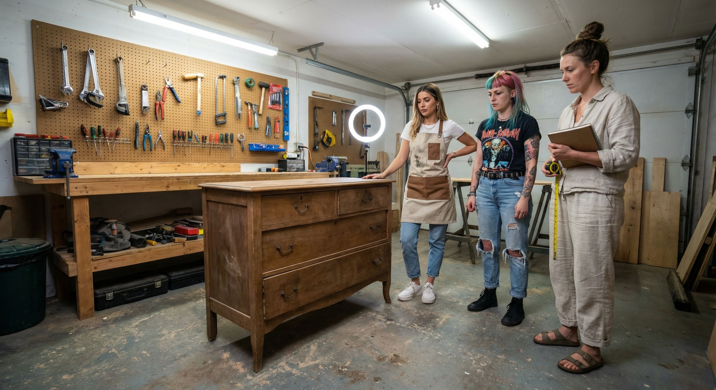 Upcycling: Kommode mit Kreidefarbe im Shabby-Chic-Stil gestalten — Bild 4